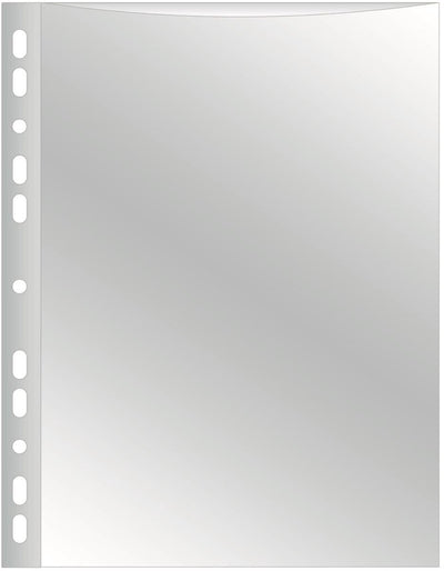 Sac de présentation perforé Q-connect Perforation 11 trous | limpide | 75 microns | paquet de 10 pièces