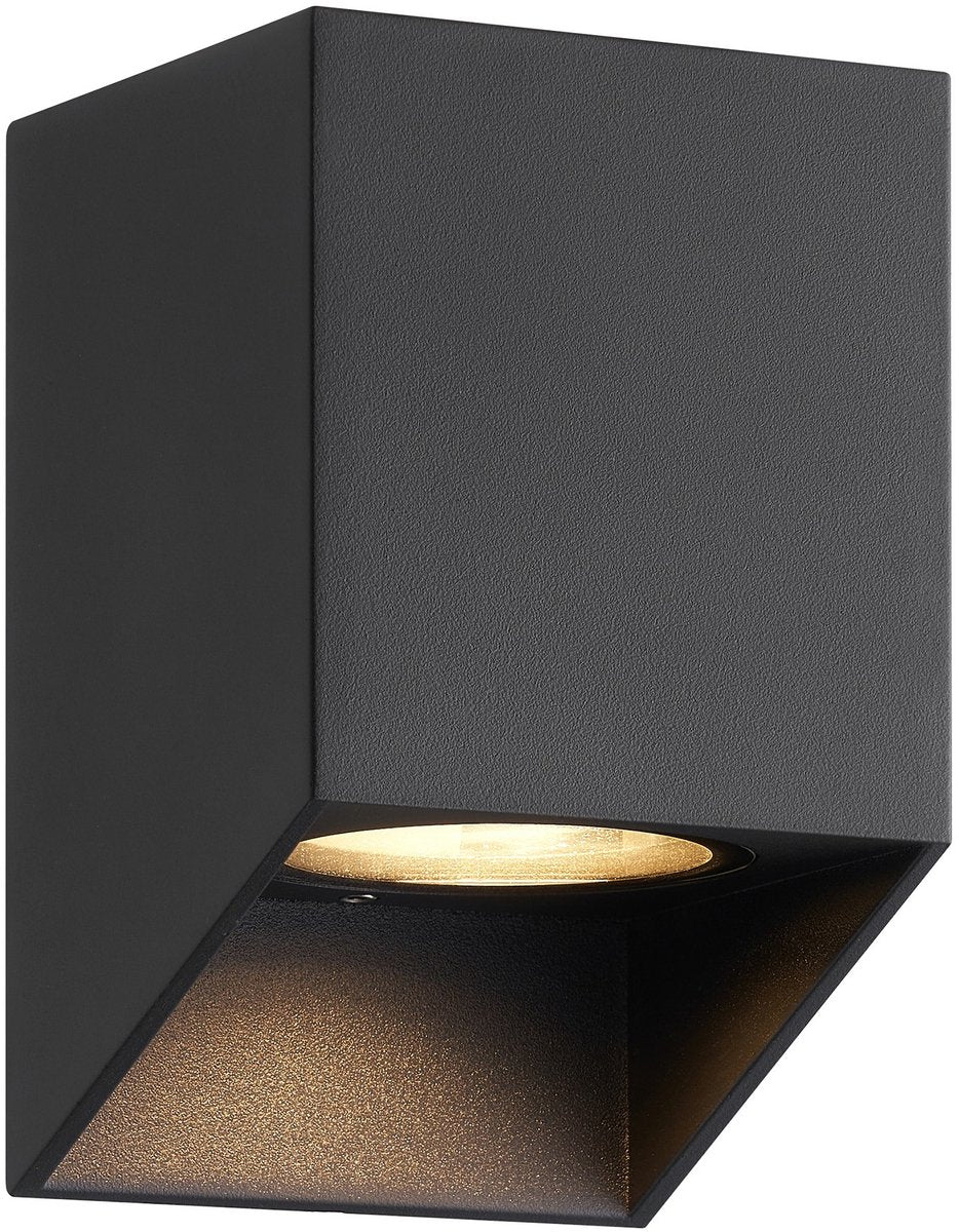Nordlux -lampe d'extérieur-nico square 12 -applique murale-noir
