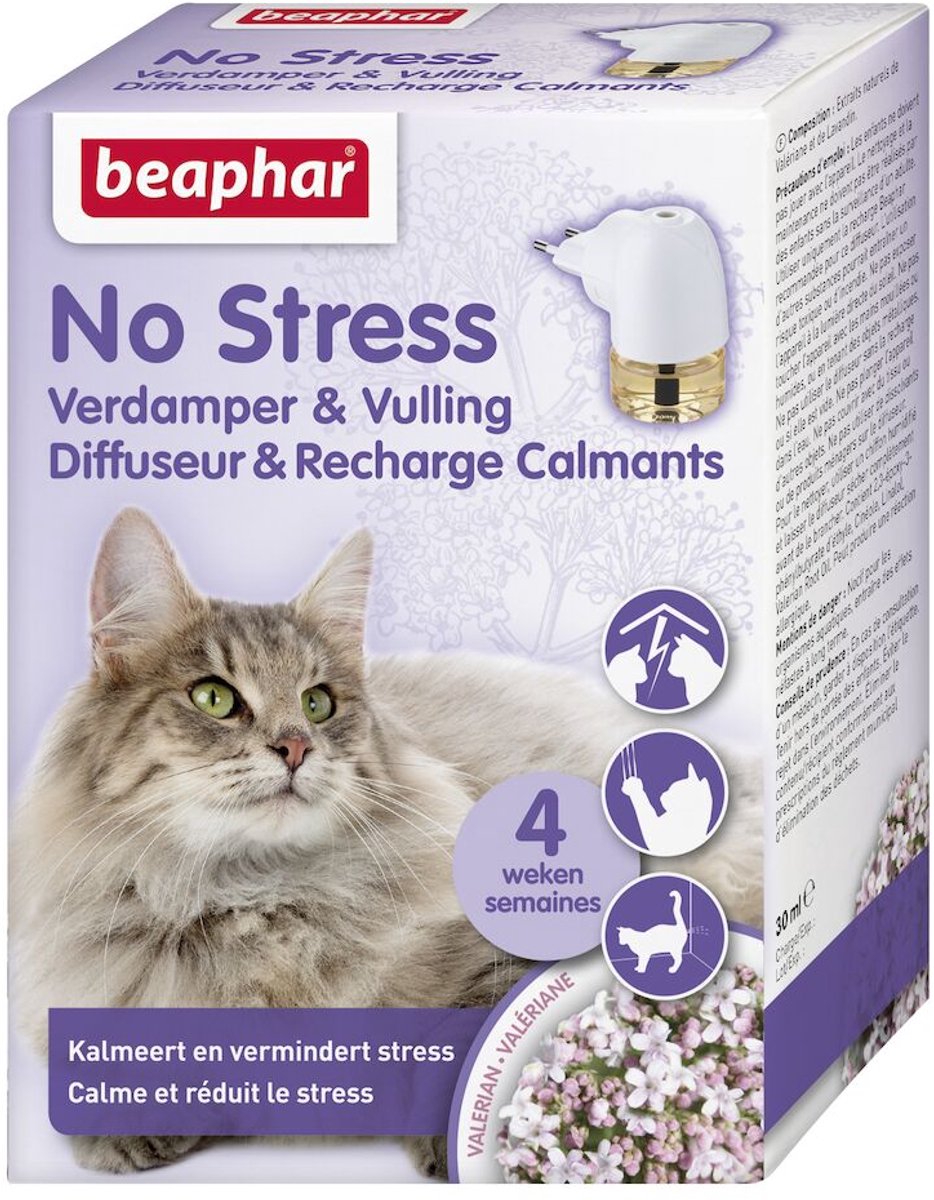 Beaphar Pas d'évaporateur de stress avec chat remplissant