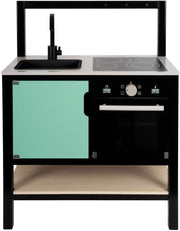 Petit pied en bois de cuisine industriel, 6dlg. - afbeelding 1