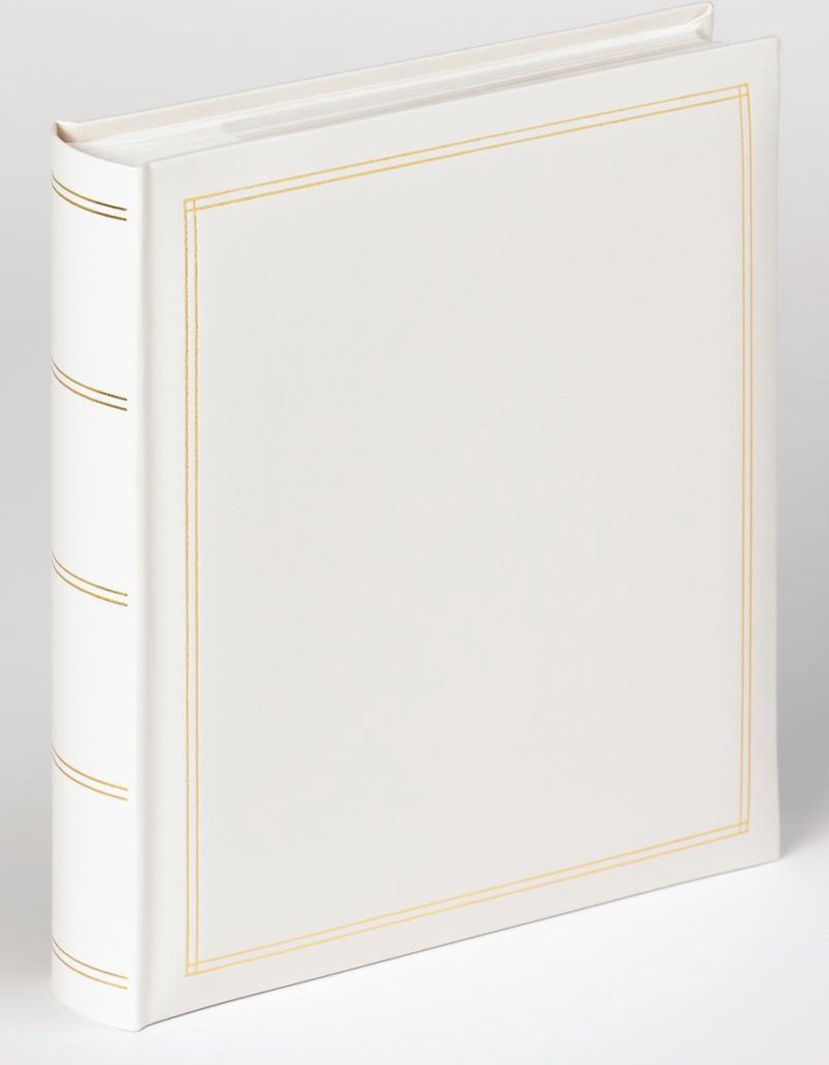 Walther me-139-w monza - album mémo - format 26 x 28 cm - 200 photos 13 x 18 cm - blanc