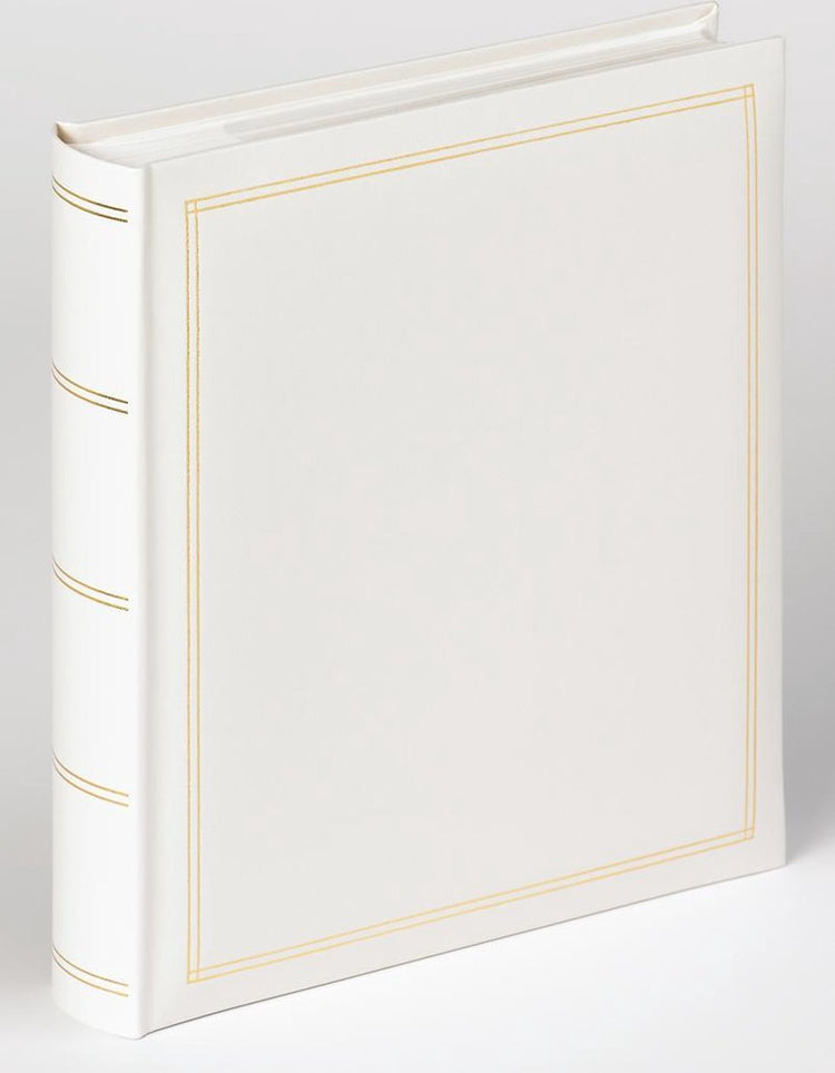 Walther me-139-w monza - album mémo - format 26 x 28 cm - 200 photos 13 x 18 cm - blanc