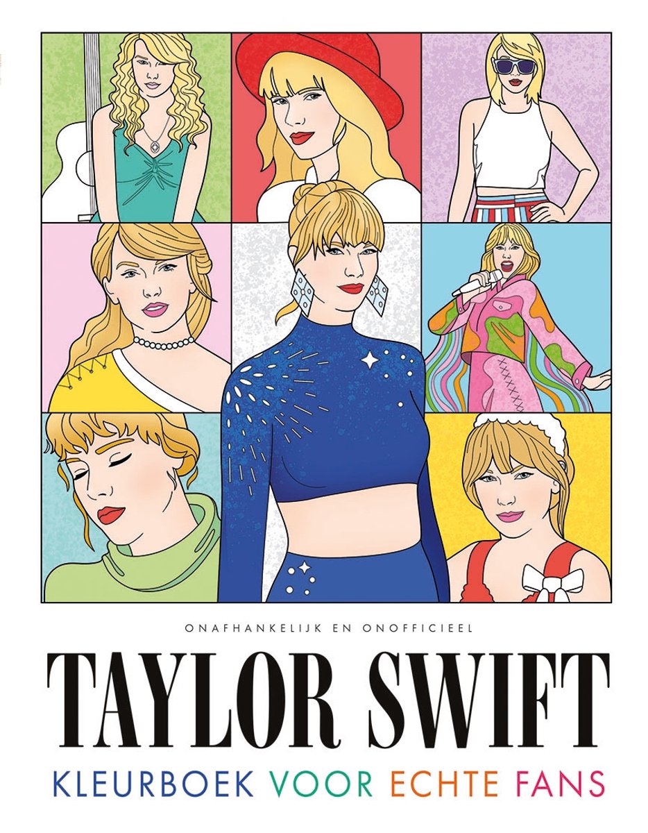 Livre de coloriage deltas taylor swift pour les vrais fans