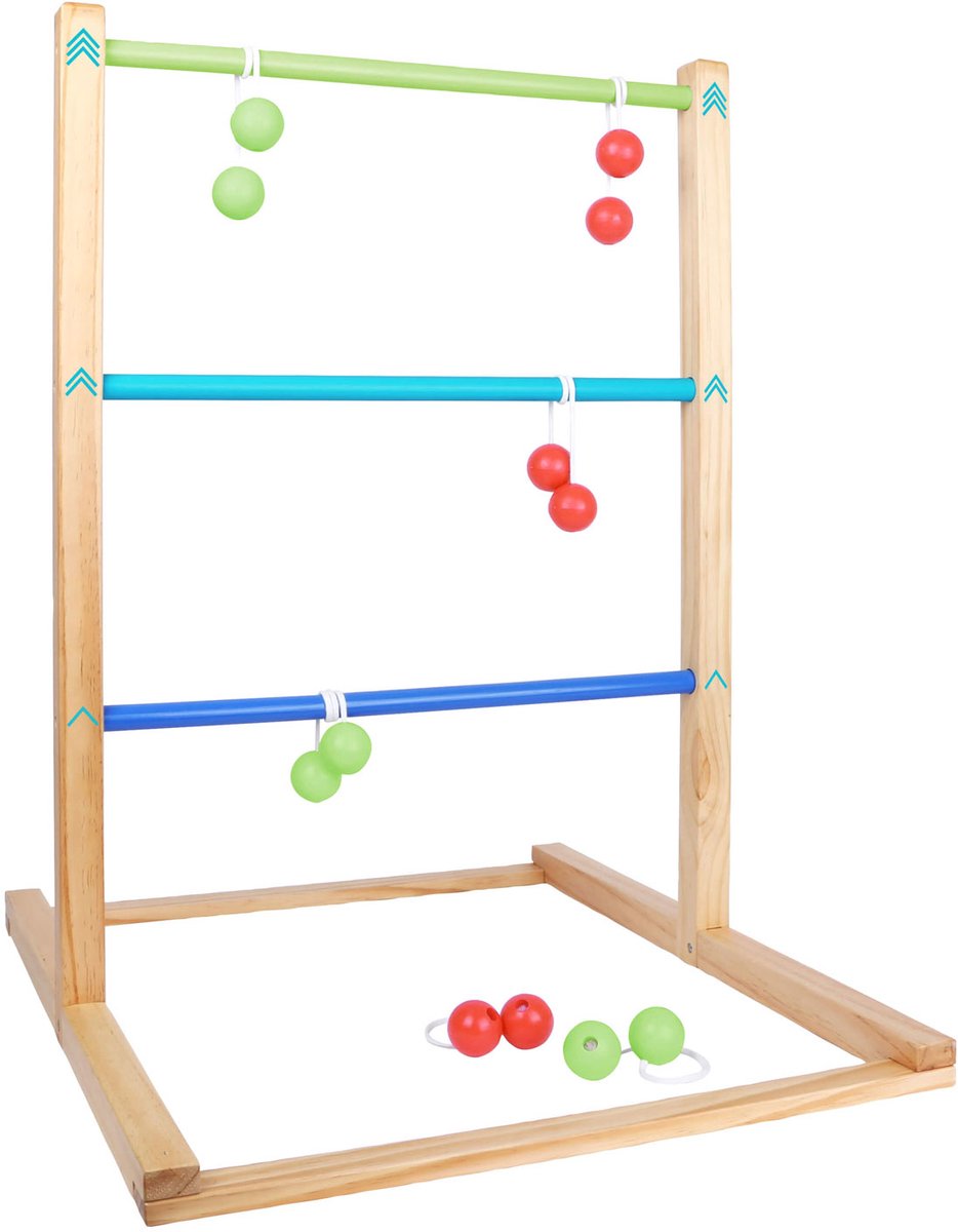 Small Foot Wooden Ladder Golf Throwing Throwing Game, 7DLG.