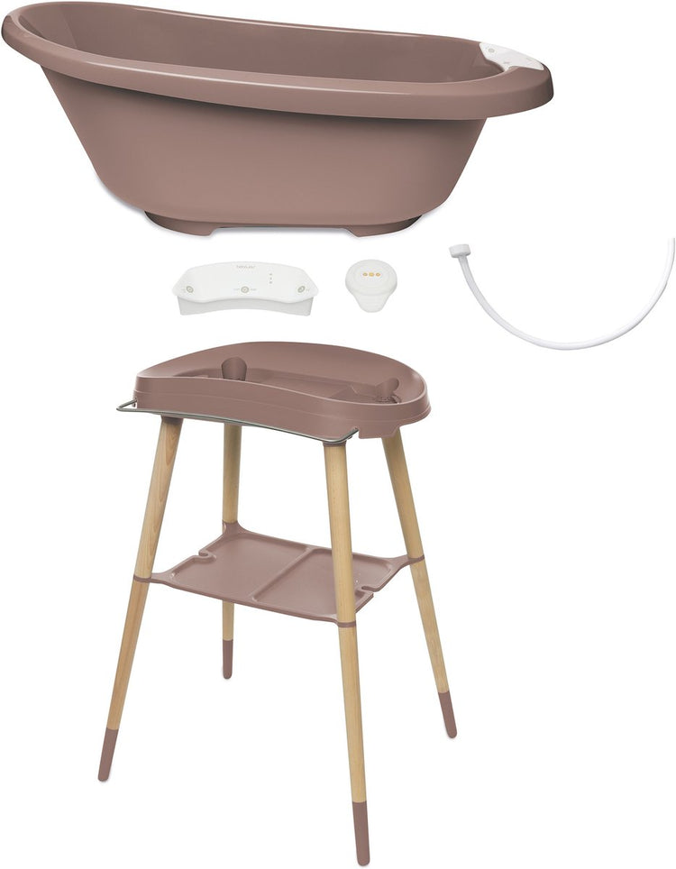 Coffret de bain basique Bébé-jou + thermomètre digital mousse moka