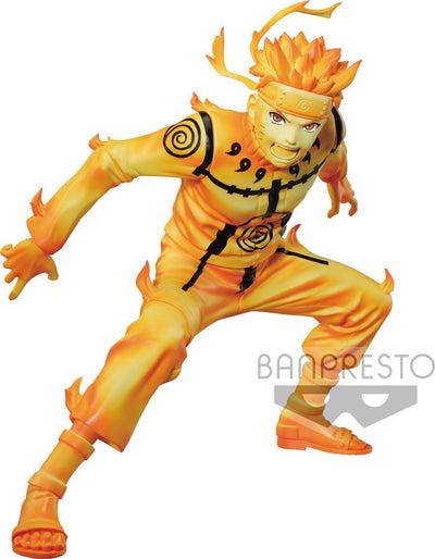 Banpresto co., ltd. Naruto Shippuden - Figurine Vibration Stars Uzumaki Naruto III - 15cm
