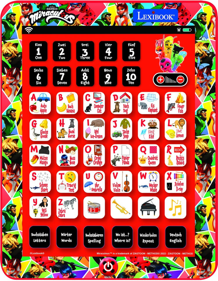 Tablette bilingue miraculeuse Lexibook (en)