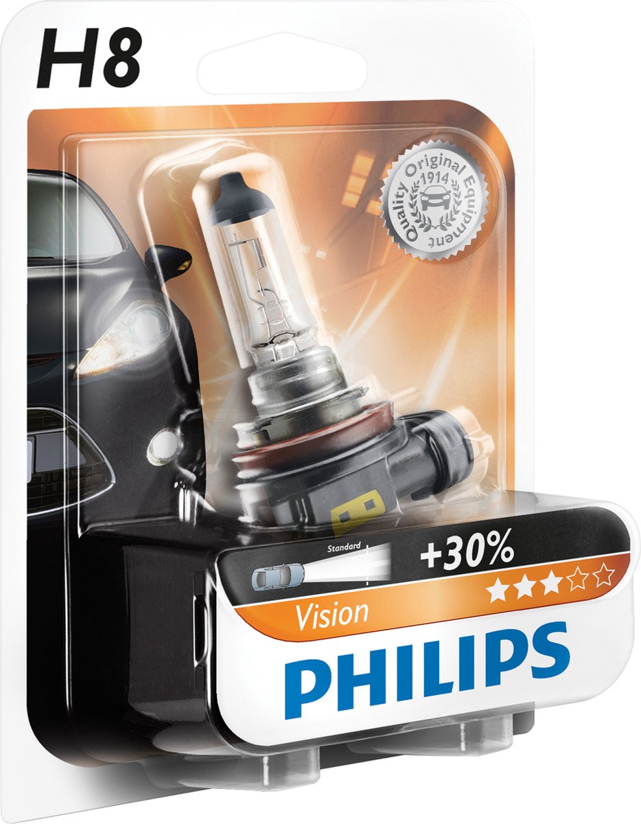 Lampe frontale standard Philips h8 12v 35w