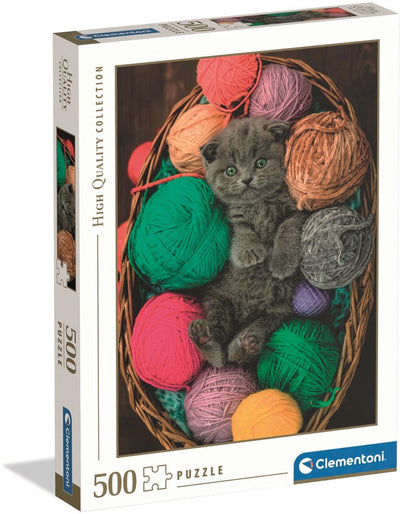 Ty Clementoni chaton mignon - puzzle 500 pièces adultes - puzzle HQC collection haute qualité à partir de 10 ans