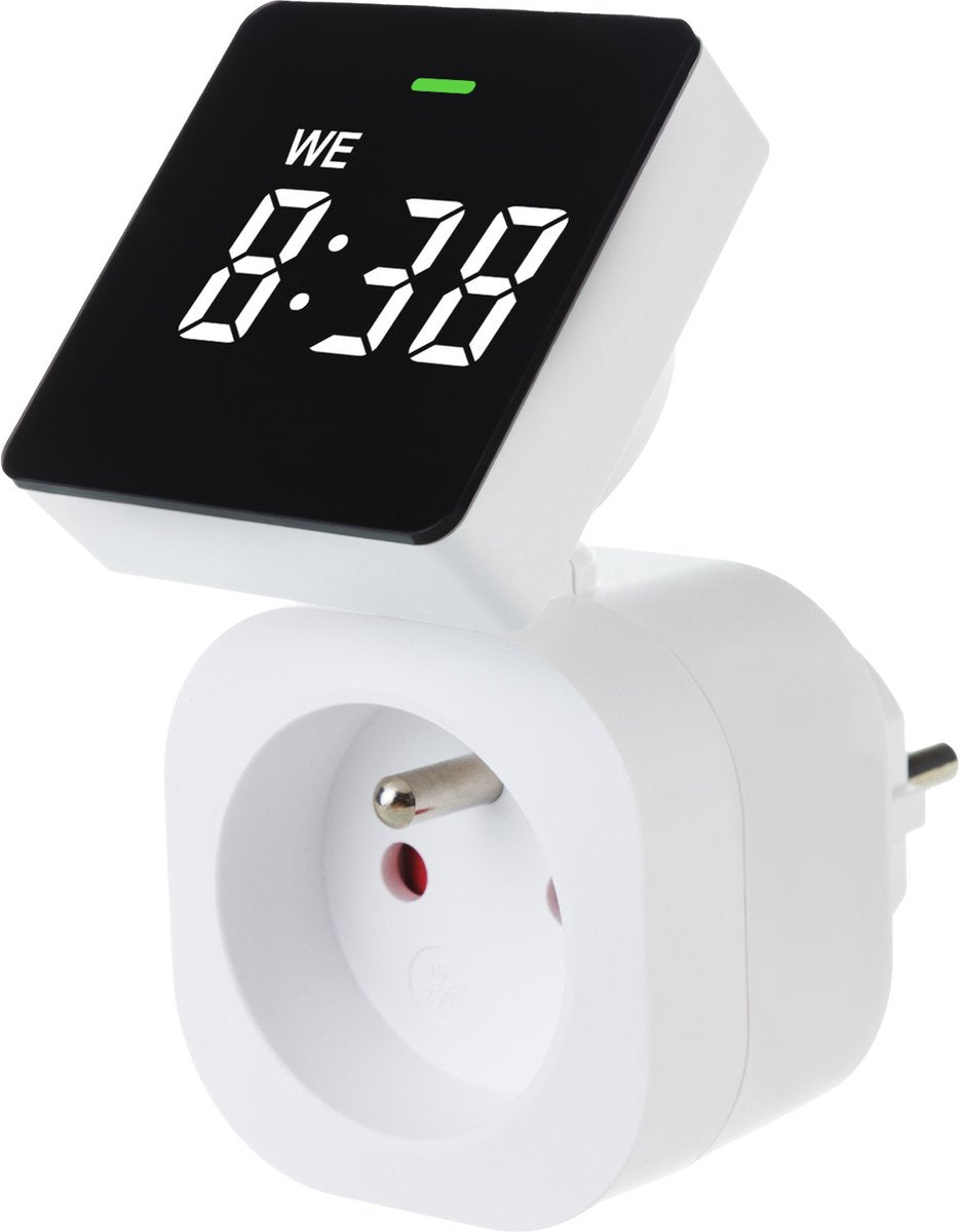 Greenblue gb610 e - minuterie numérique - minuterie numérique - minuterie avec écran - minuterie - max. charger 16a - ip20 - 8 programmes