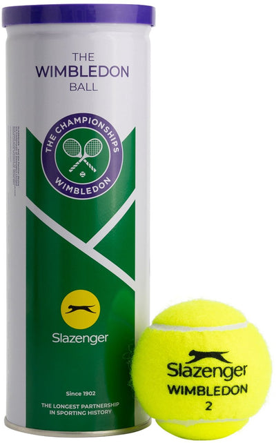 Balles de tennis unisexes Slazenger S TB Wimbledon 3 boîtes - Jaune