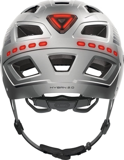 Abus Casque Hyban 2.0 Signal Silver XL 58-63CM
