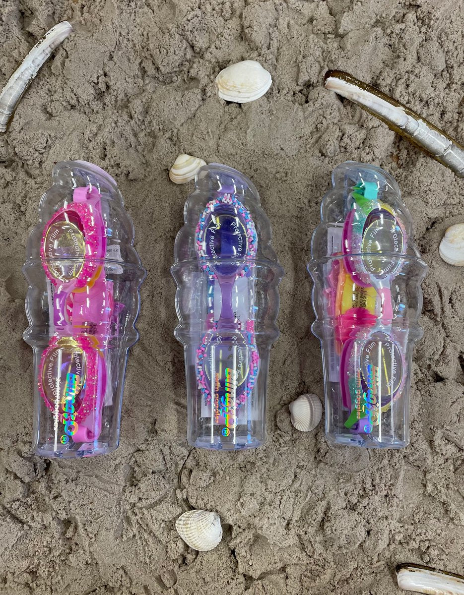 Bling2o lunettes de natation enfants - bâtons de lutin - lunettes de plongée - anti-buée - protection UV - rose