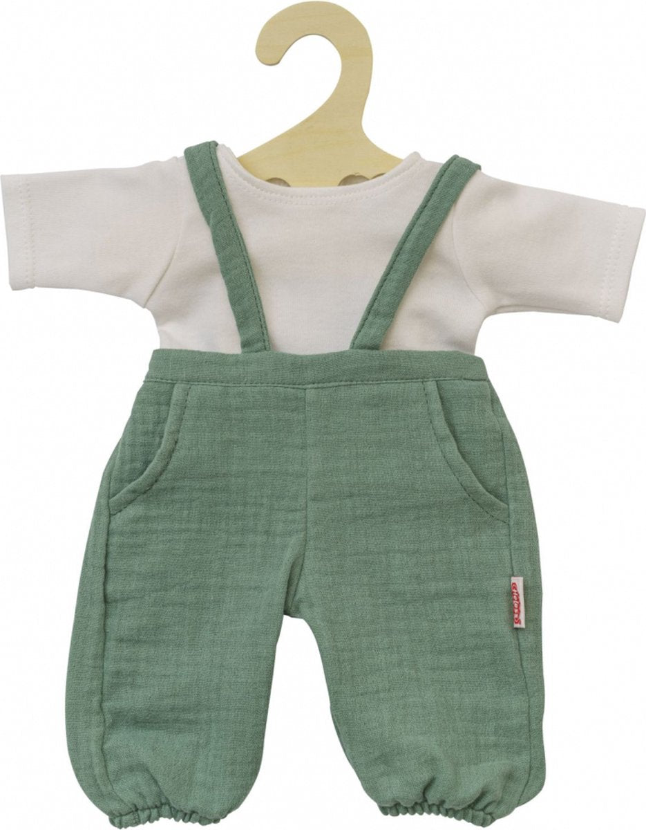 Helless Dolls Dungarees Green, 28-35 cm