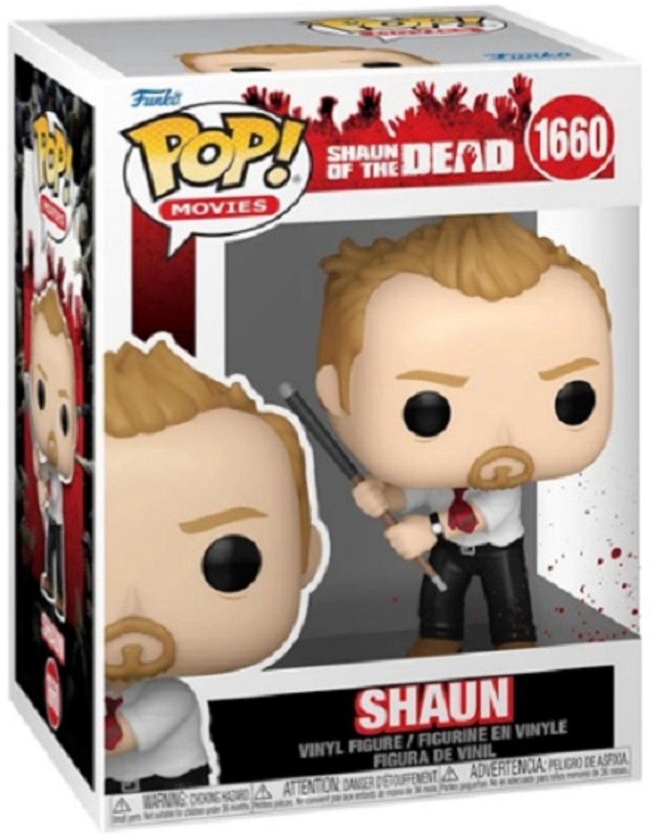 Funko Shaun des morts Shaun (édition Chase possible !) figurine en vinyle 1660 pop ! standard unisexe