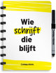 Carnet effaçable Correctbook a5 - carnet réutilisable - qui écrit, reste - intérieur mixte - lingette pour stylo incluse - peut être complété par des pages supplémentaires