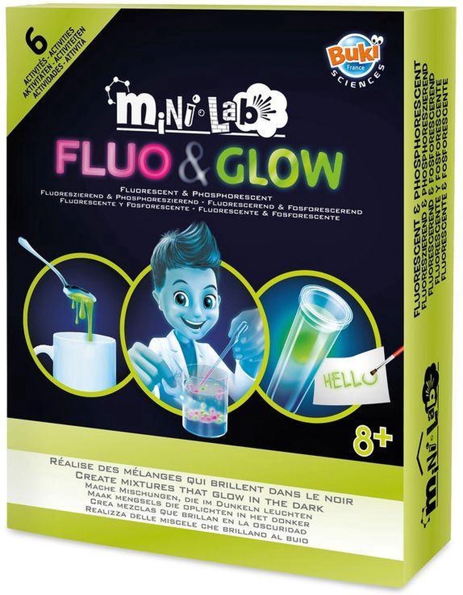 Buki france buki - mini labo fluo et glow