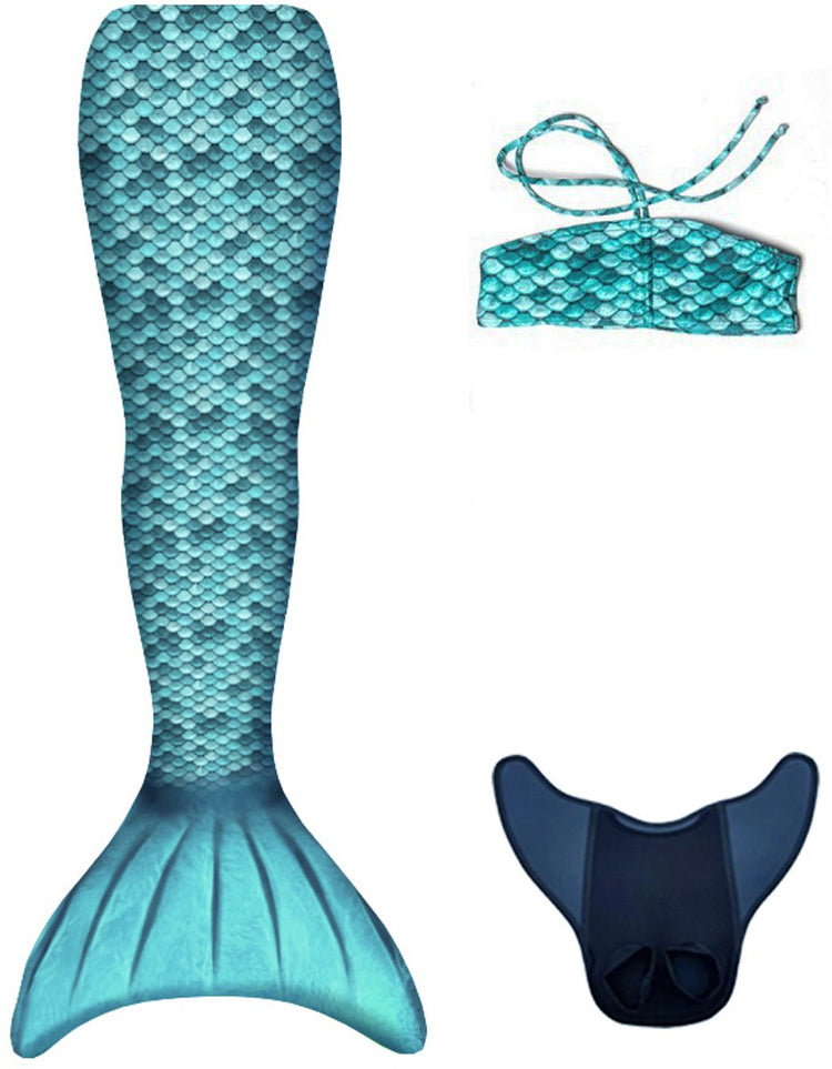 Queue de sirène Kuaki - ensemble turquoise - m - 14 ans