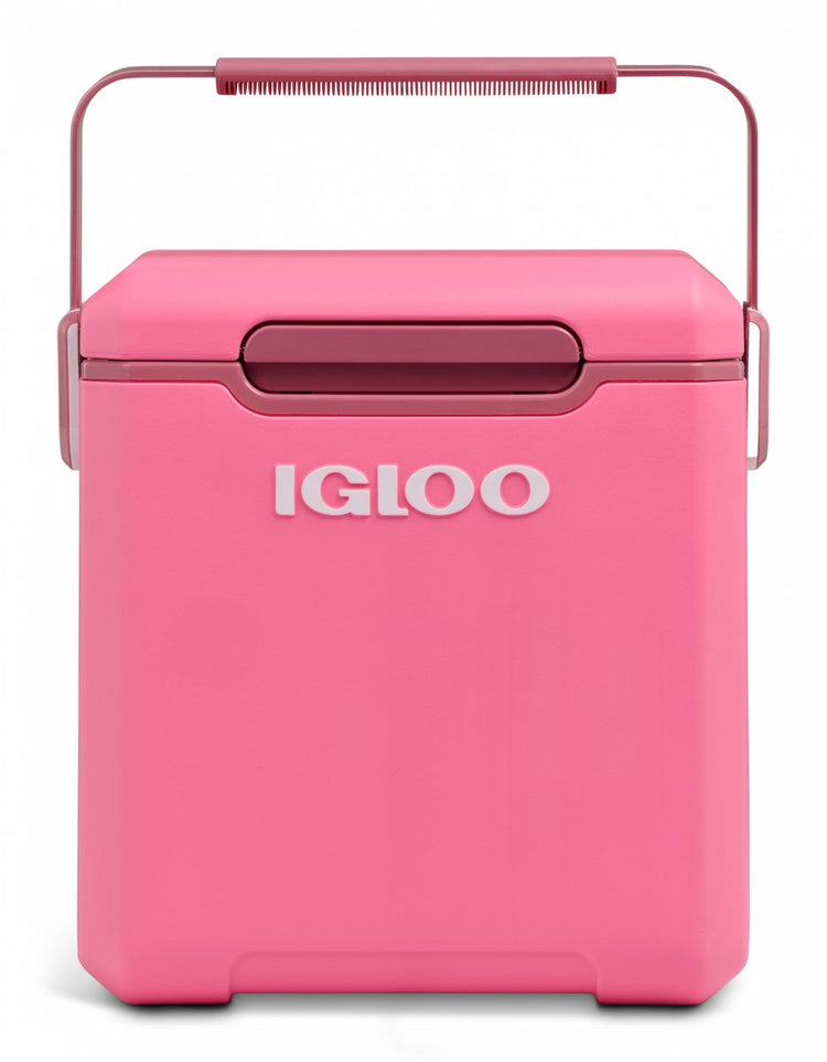 Glacière Igloo tag-a-long trop haute - isolée - étanche - couvercle verrouillable - rose