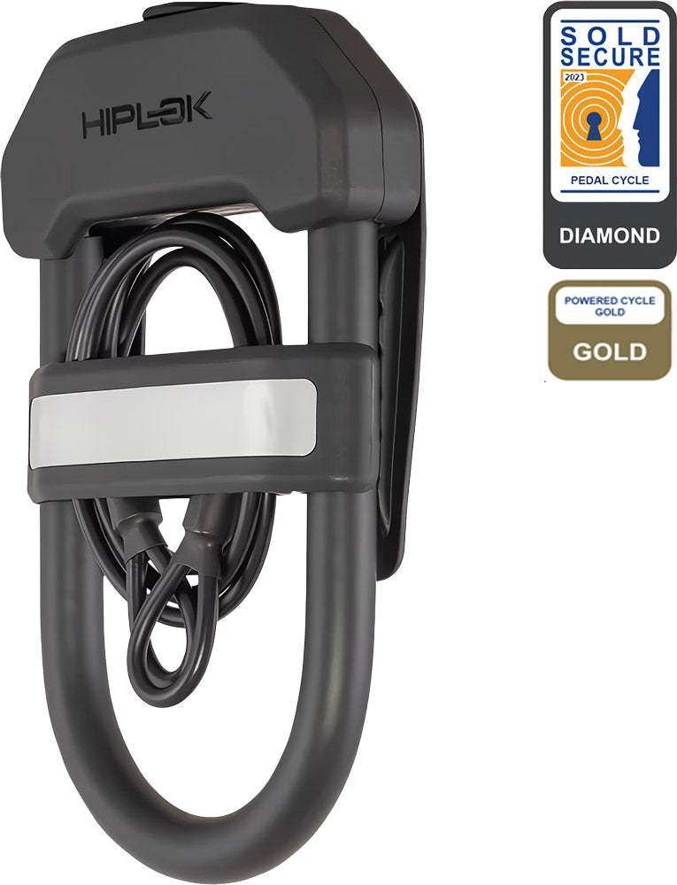 Hiplok dxc avec clip et câble - antivol en U portable