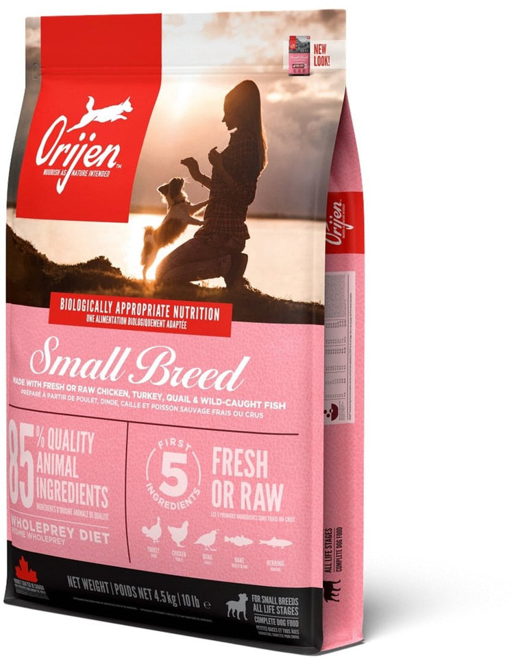 Orijen proie entière adulte petite race poulet dinde poisson - nourriture pour chien - 4,5 kg