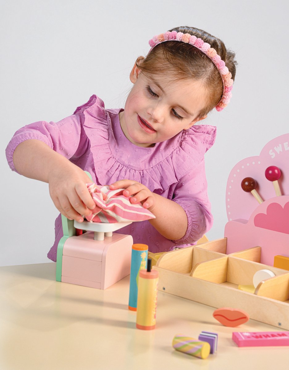 Magasin de bonbons à feuilles tendres, jeu éducatif de mélange de pique-nique chérie.