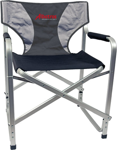 Albatros - chaise longue aluminium - chaise de pêche - chaise réalisateur - toile polyester 600d - aluminium - pliable