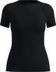 Odlo couche de base performance x-light à manches courtes - femme - noir - xs
