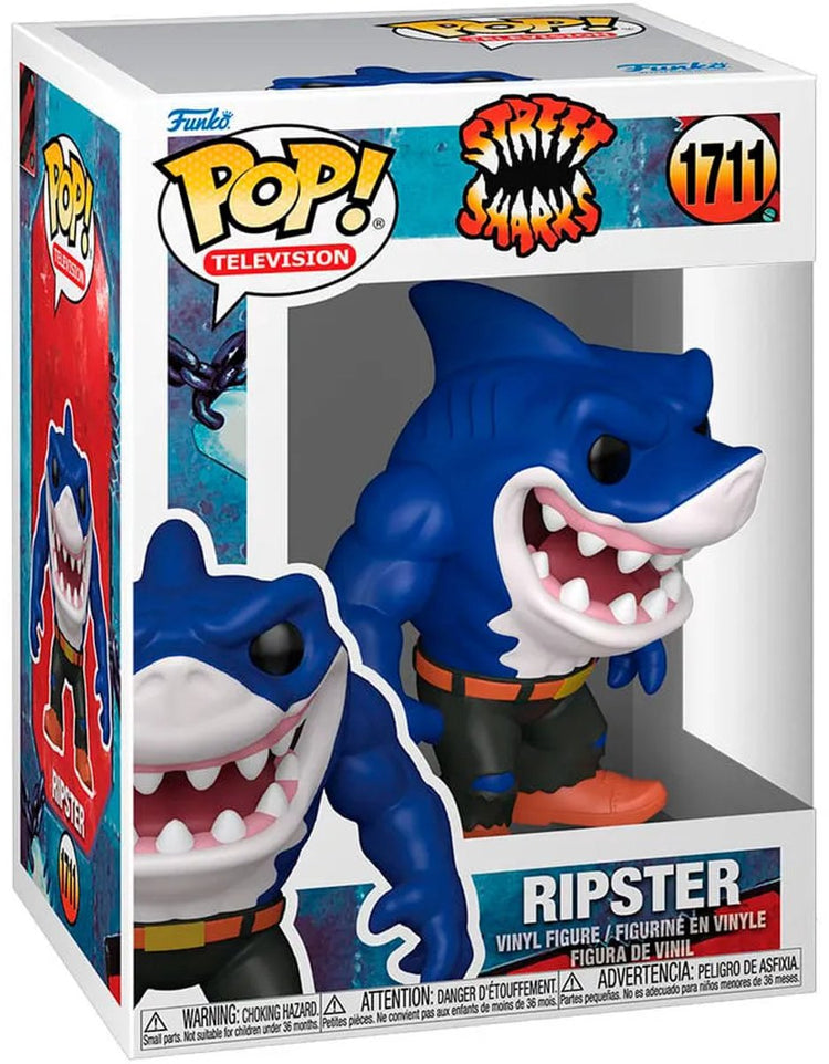 Funko rue requins pop! figurine de télévision en vinyle ripster 9 cm pop! chiffre