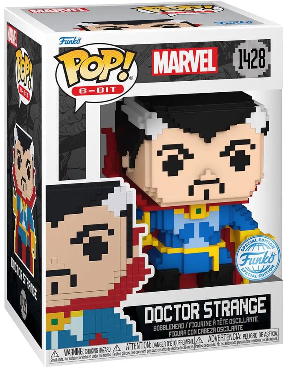 Funko merveille pop ! Figurine en vinyle 8 bits Dr. étrange 9 cm