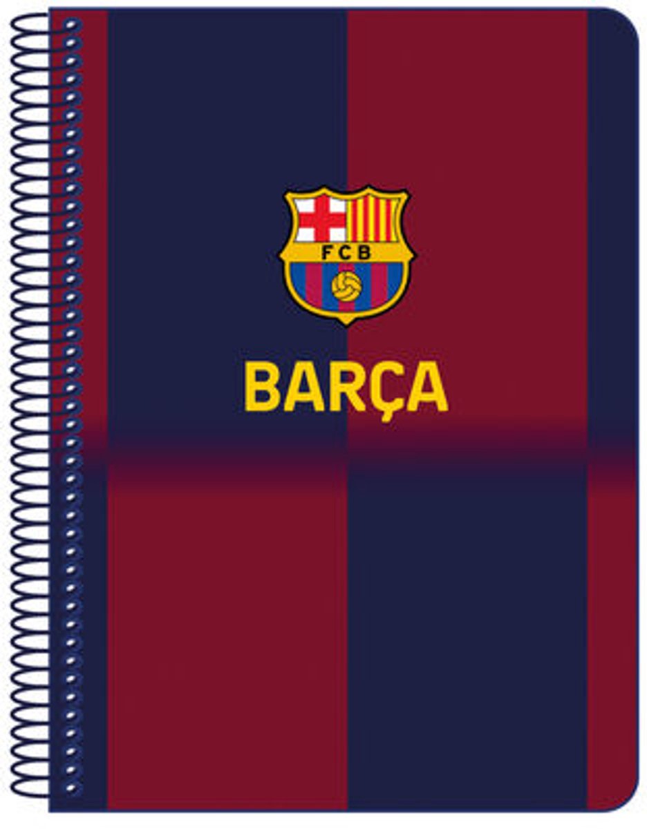 F.c. carnet barcelone bleu bordeaux a5 80 feuilles