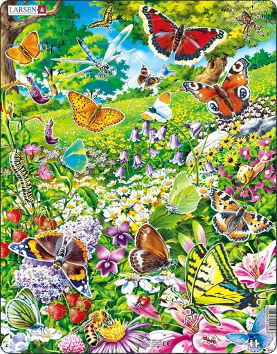 Selecta Larsen Pluzzle Animals - papillons, 42e.