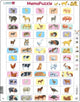Larsen parents et bébés - puzzle - animaux - jeunes animaux - puzzle éducatif pour enfants - 40 pièces - fabriqué en Norvège - pièces extra épaisses de 2,5 mm - plateau avec bord fixe