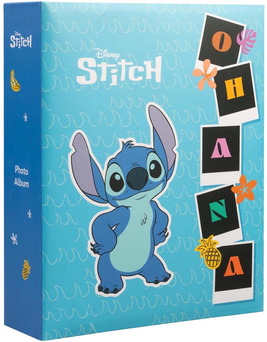 Disney, album photo stitch 304 couvertures rigides 13x20cm, bleu