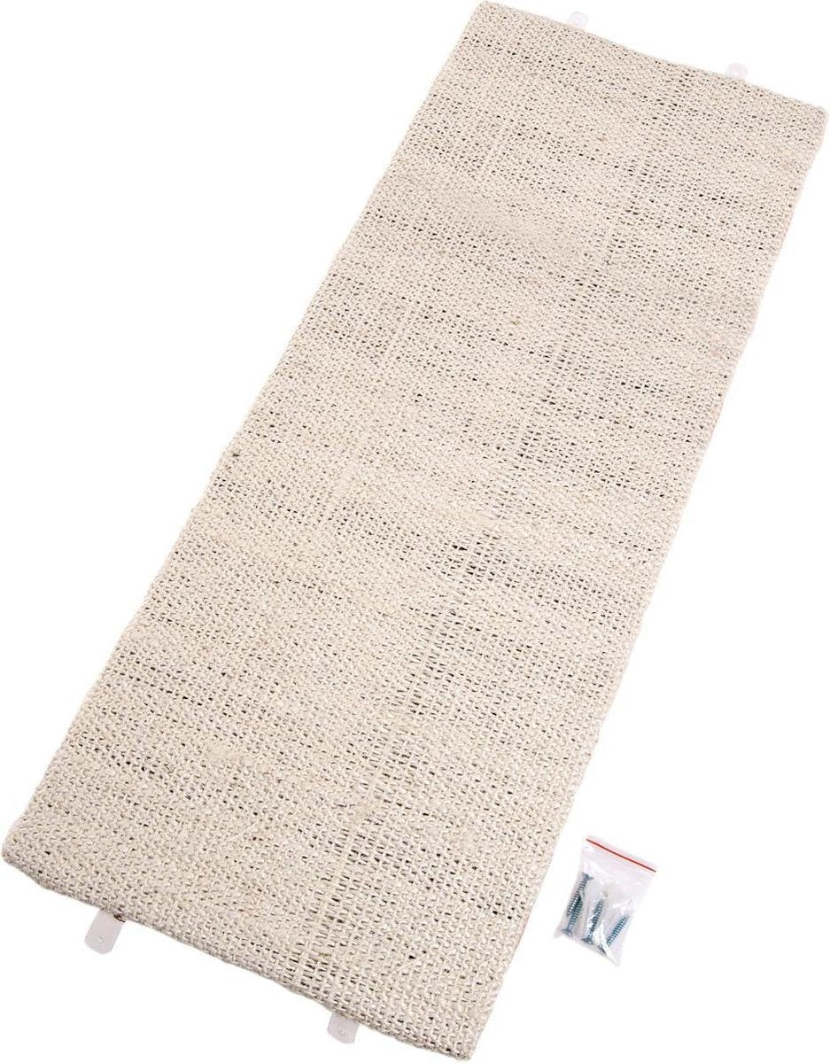 Planche à gratter pour chat Flamingo en sisal d'angle - 28x52 - beige