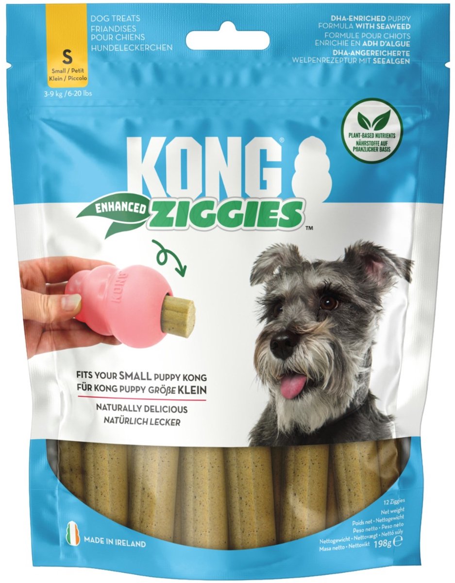 Kong Ziggies Puppy - Snacks pour chiens - Naturel 198 g 12 pièces s