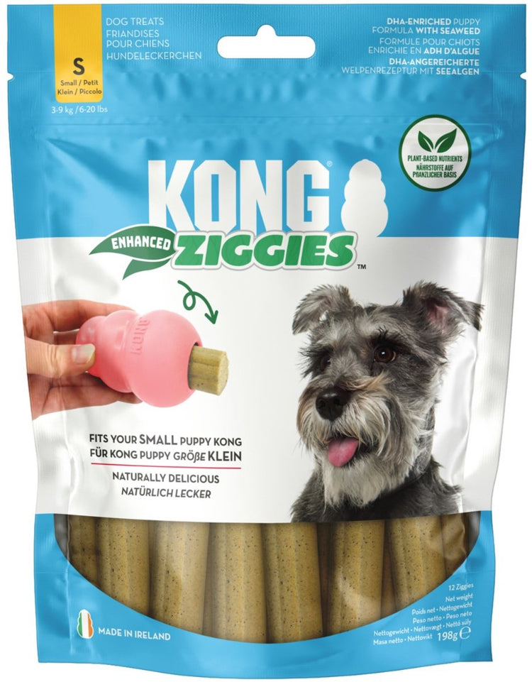 Kong Ziggies Puppy - Snacks pour chiens - Naturel 198 g 12 pièces s