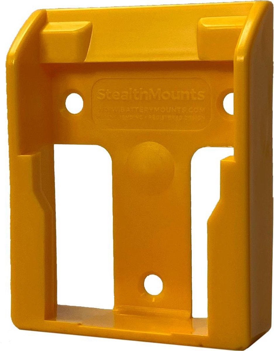 Stealthmounts bm-dw20-ylw-6 Support de batterie pour Dewalt XR Flexvolt | jaune | Paquet de 6 - bm-dw20-ylw-6