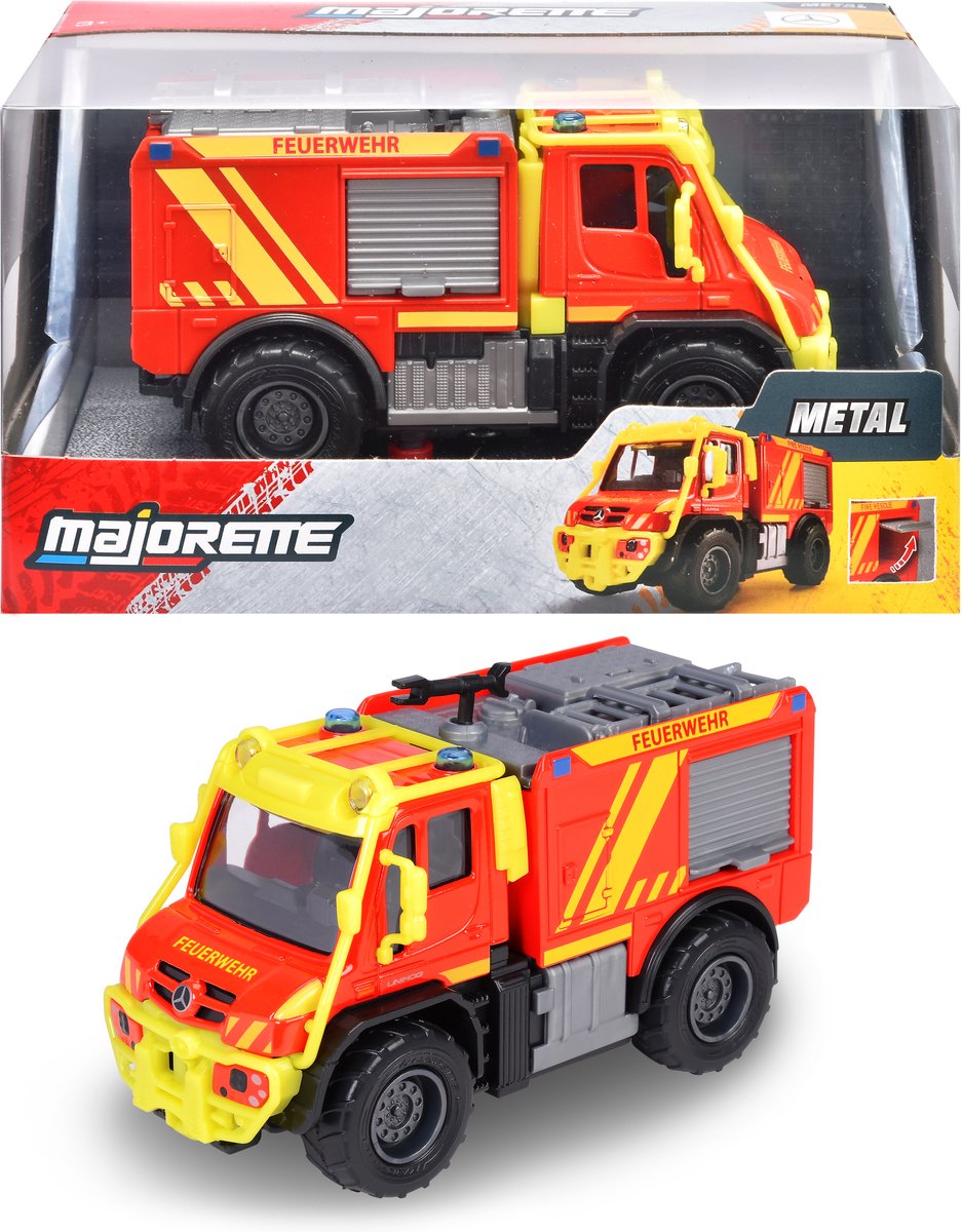 Camion de pompier Majorette unimog u530 0 6