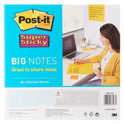 Super notes post-it super collant 279x279mm jaune