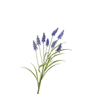Roberts collection fleur artificielle raisins mélange bleu 60cm
