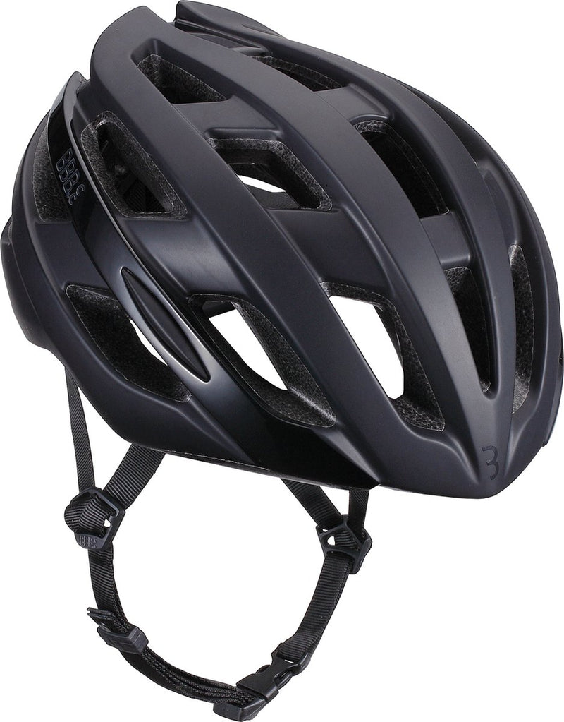 Bbb cycling hawk casque de vélo de course - moyen : 54-58 cm - casque de cyclisme - casque de vélo adultes - casque de sport - noir mat - bhe-151