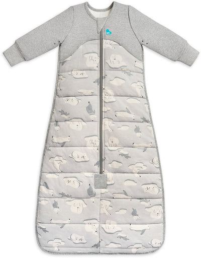 Love to dream ™ sac de couchage™ - sac de couchage et couette en 1 - 6-18 mois - 3,5 tog (en dessous de 16°c) - gris