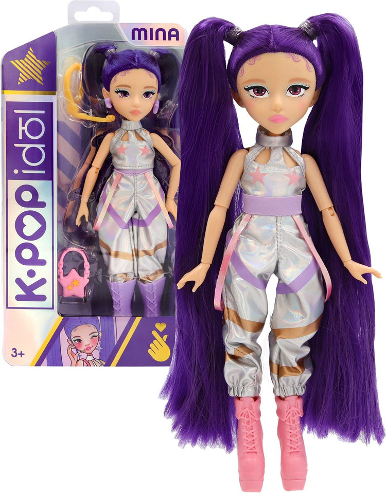 Imc Toys poupée de mode idole k-pop Mina - poupée de mode k-pop - incl. accessoires - 25 cm