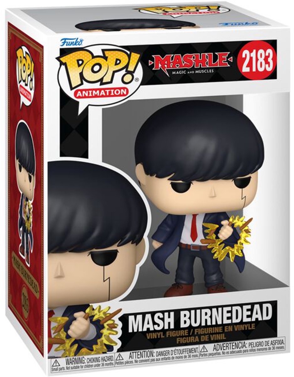 Funko mashle mash burnead (animation pop!) figurine en vinyle 2183 pop unisexe! - neutre - standard