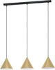Lampe à suspension Eglo narices - e27 - 92 cm - or noir