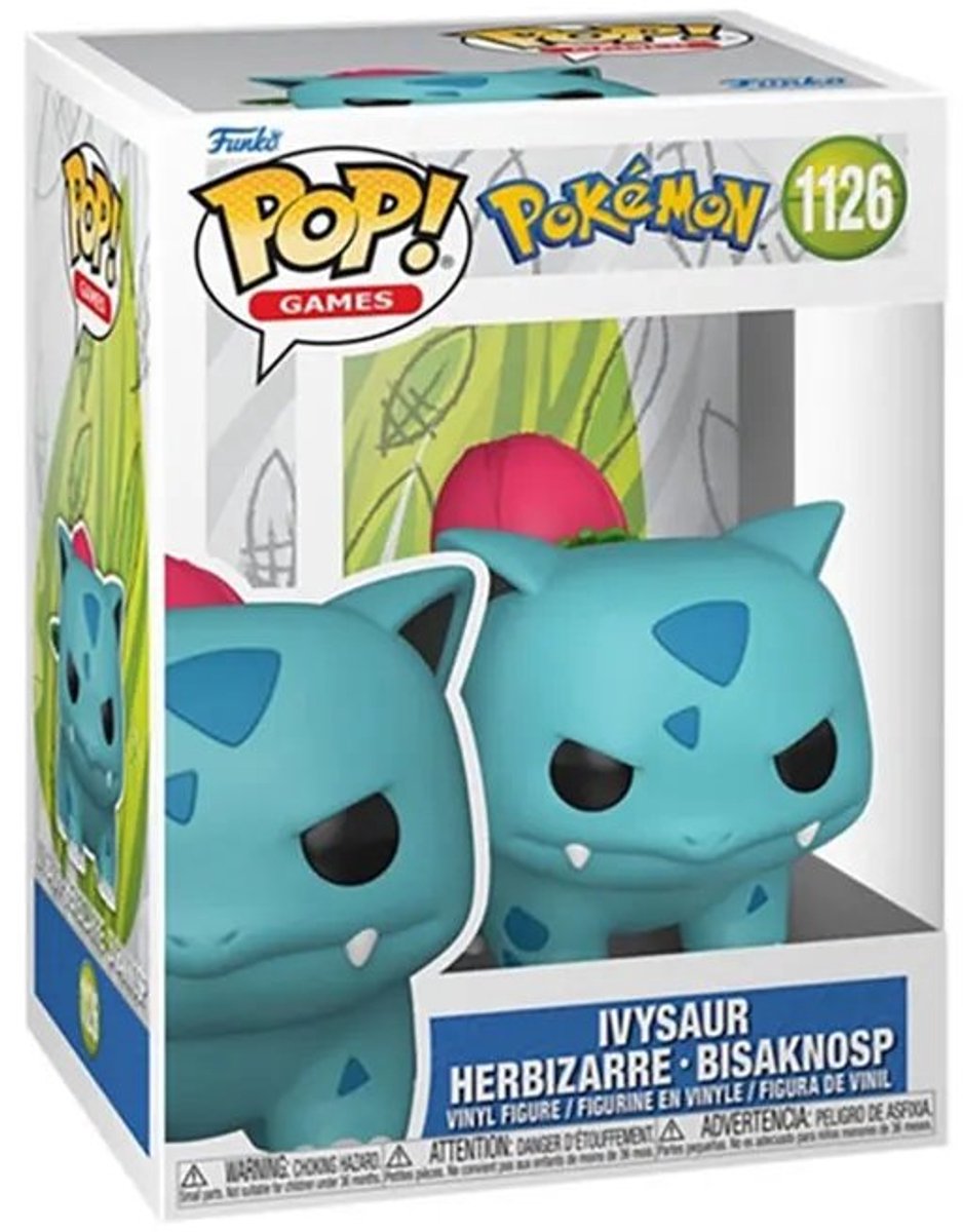 Figurine en vinyle Funko Pokémon Ivysaur 1126 unisexe pop ! - neutre - standard