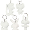 Creativ Company Fabric Animals Key Ring, 5e.