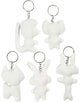 Creativ Company Fabric Animals Key Ring, 5e.