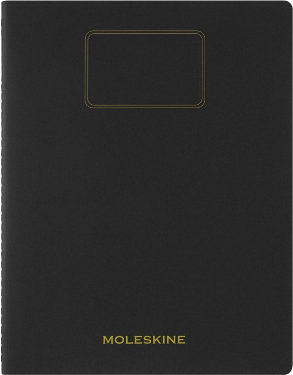 Cahier d'étudiant Moleskine xxl - kraft souple - vierge - noir